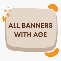 Birthday banners by age