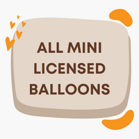 Mini Air Fill Foil Licensed Balloons