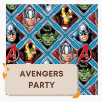 Marvel Avengers tableware and decorations