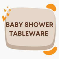 Tableware for your baby shower