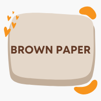 Brown paper and kraft paper