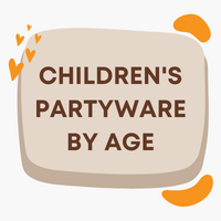 Children's party supplies themed with an age