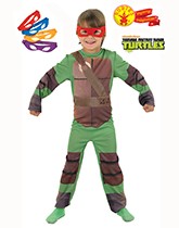 Children's fancy dress costumes with a TV character theme.