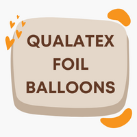 Foil balloons manufactured by Qualatex