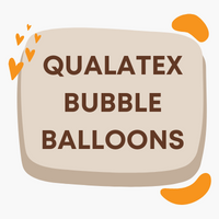 Bubble balloons manufactured by Qualatex