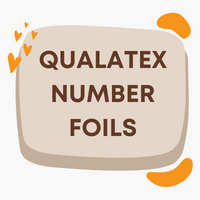Number shaped foil balloons manufactured by Qualatex
