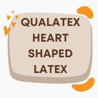 Heart shaped latex balloons manufactured by Qualatex