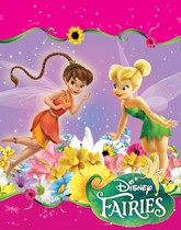 Party Supplies themed with Tinkerbell and the Disney Fairies