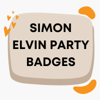 Simon Elvin Party Badges
