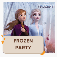 Disney Frozen themed party supplies and decorations