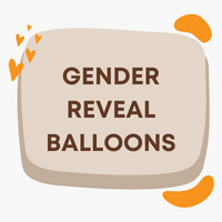 Balloons perfect for a gender reveal!