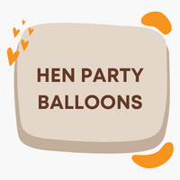 Hen night party latex and foil balloon decorations
