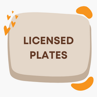 Licensed plates to match your party theme.