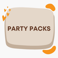 Party Tableware and decoration packs.