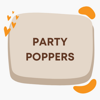 Party poppers - ideal for more celebrating