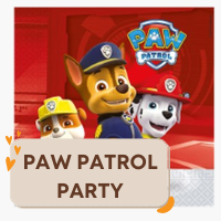 Paw Patrol party supplies and decorations