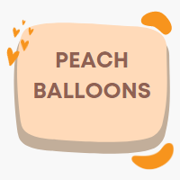Peach Balloons