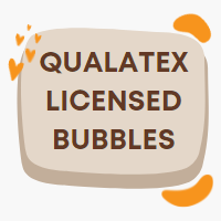 Licensed bubble balloons manufactured by Qualatex