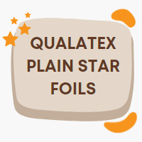 Star shaped foil decorator balloons manufactured by Qualatex