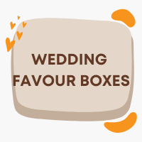 Boxes to put your wedding favours in