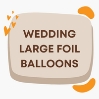 Large Wedding Day Foil Balloons!