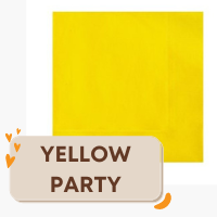 Party Tableware themed in Sunflower Yellow
