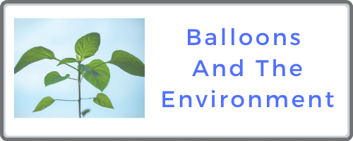 Balloons and the environment