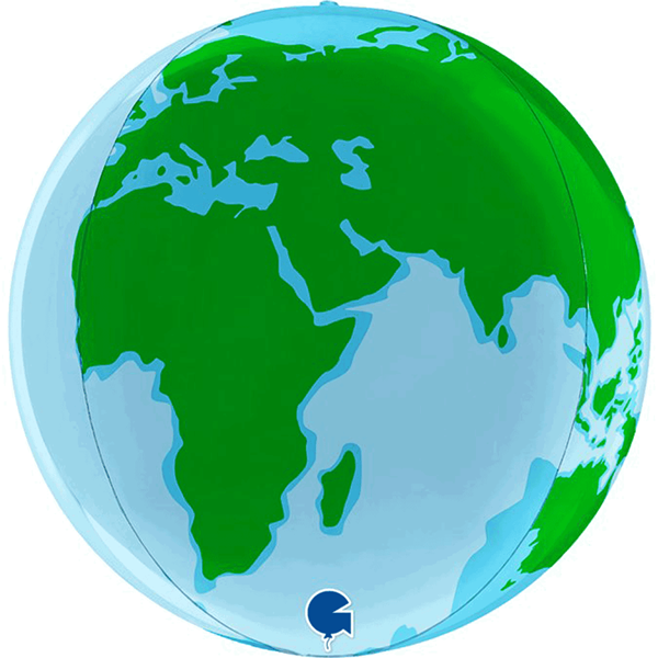 Planet Earth/Globe Qualatex Giant 3ft Latex Balloons