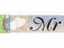 Mr & Mrs Holographic Wedding Foil Banner
