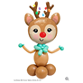 Christmas Red Nosed Reindeer 35" Foil Balloon