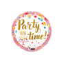 NEW Grabo Happy Birthday Pink Party 18" Foil Balloon