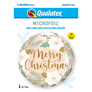 Christmas Floral 18" Round Foil Balloon