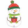 Christmas Snowman 40" Foil Balloon