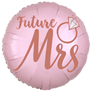 Future Mrs She Said Yes Blush 18" Round Foil Balloon