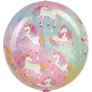 Enchanted Unicorn 15" Orbz Foil Balloon