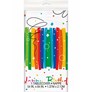 Rainbow Ribbons Happy Birthday Reusable Plastic Tablecover