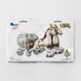 Horse and Wedding Carriage 6ft Foil Balloon