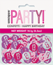 Pink Glitz 13th Birthday Foil Confetti 14g