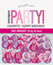 Pink Glitz 40th Birthday Foil Confetti 14g