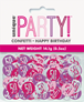 Pink Glitz 50th Birthday Foil Confetti 14g