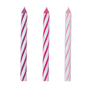 Pink Glitz Happy Birthday Pick With 12 Candles