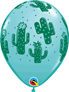 Cactus Assorted Colour 11" Latex Balloons 6pk