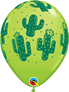 Cactus Assorted Colour 11" Latex Balloons 6pk