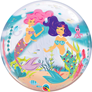 Ocean Mermaid Birthday 22" Bubble Balloon