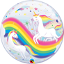 Happy Birthday Rainbow Unicorn 22" Bubble Balloon