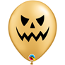 Halloween Jack Faces 11" Assorted Latex Balloons 25pk