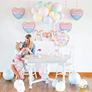 Mother's Day Pastel Ombre 18" Heart Foil Balloon