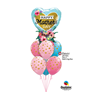 Mother's Day 34" Heart Bouquet Foil Balloon