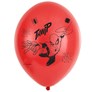 Spider-Man 4 Sided Print Red 11" Latex Balloons 6pk