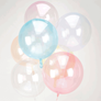 Anagram Crystal Clearz 18 - 22" Dark Pink Balloon (Pkgd)